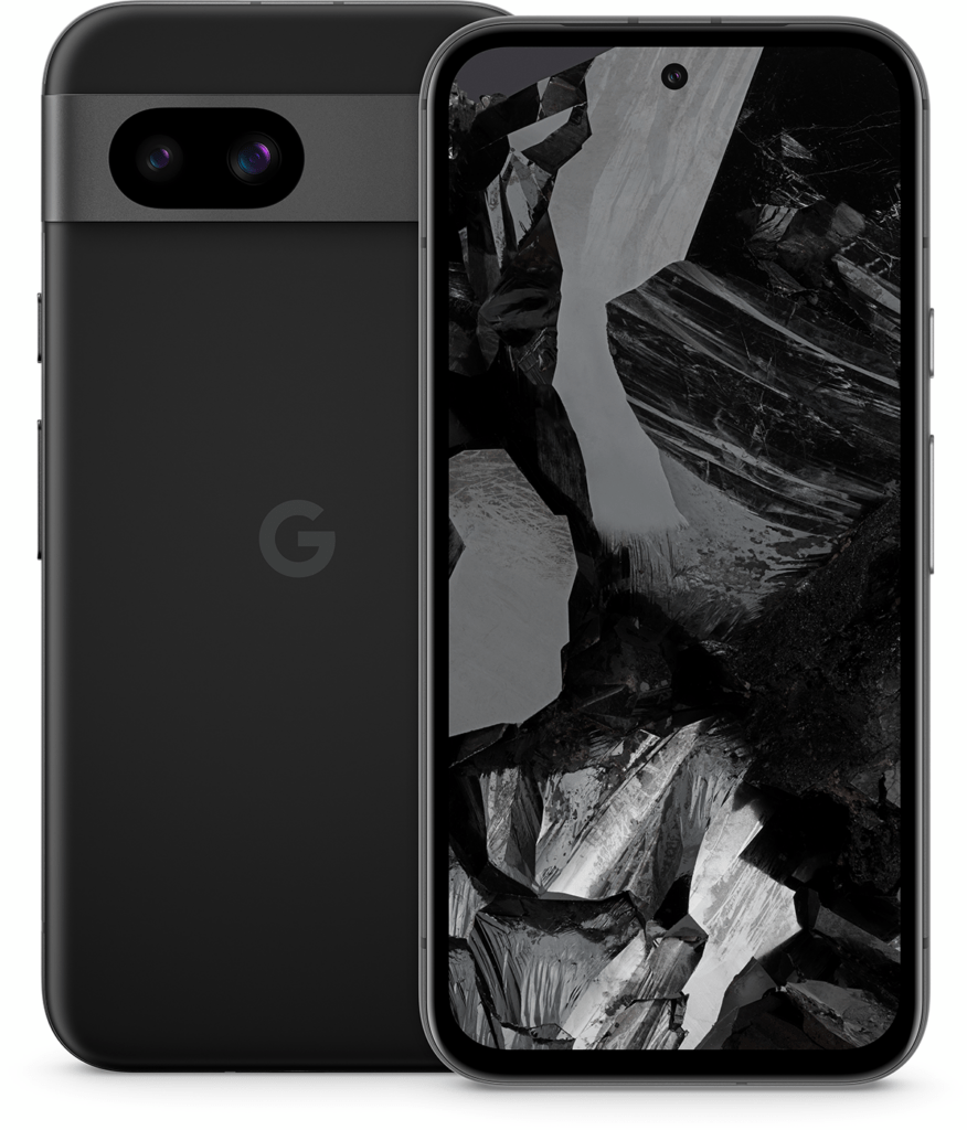 Google Pixel 8a Front and back